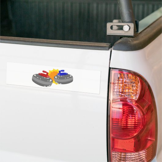 Curling Bumpersticker (Op Truck)
