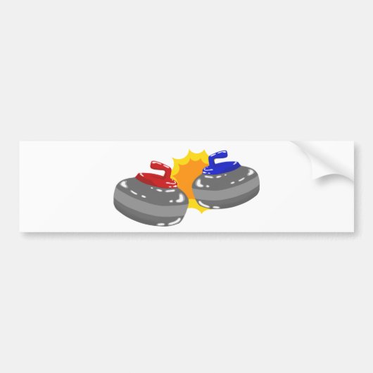 Curling Bumpersticker (Voorkant)