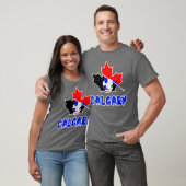 Curling Calgary voor Canadese Curling Fan en T-shirt (Unisex)