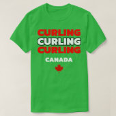 Curling Canada 6 T-shirt (Design voorkant)