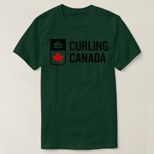 CURLING CANADA LOGO T-SHIRT (Design voorkant)