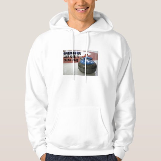 Curling - Clean House Hoodie (Voorkant)