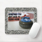 Curling - Clean House Mousepad Muismat (Met muis)