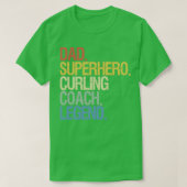 Curling coach pap t-shirt (Design voorkant)