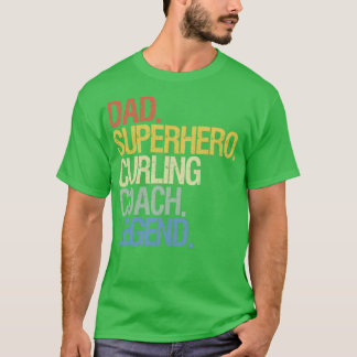 Curling coach pap t-shirt