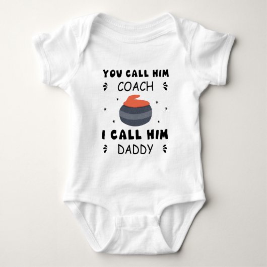 Curling Coaching - Curling Papa - Curler Romper (Voorkant)
