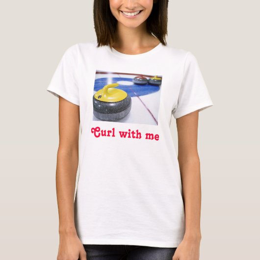 Curling, Curl met mij T-shirt (Voorkant)