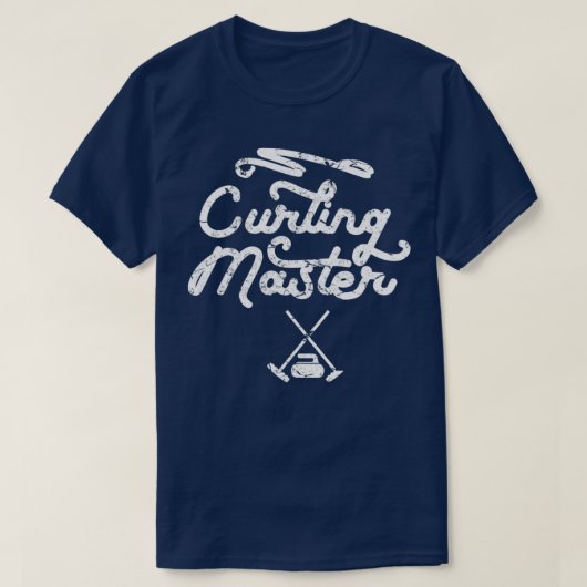 Curling Curler 16 T-shirt (Design voorkant)