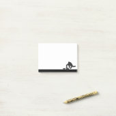 Curling Curler Athlete Sport Silhouette Post-it® Notes (Op bureau)