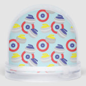 Curling Curler Ice Sport Sneeuwbol (Achterkant)