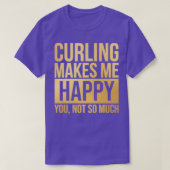 Curling Curling Player 1 T-shirt (Design voorkant)