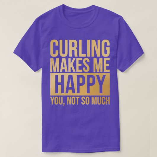 Curling Curling Player 1 T-shirt (Design voorkant)