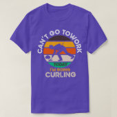 Curling Curling Wintersport Curling T-shirt (Design voorkant)