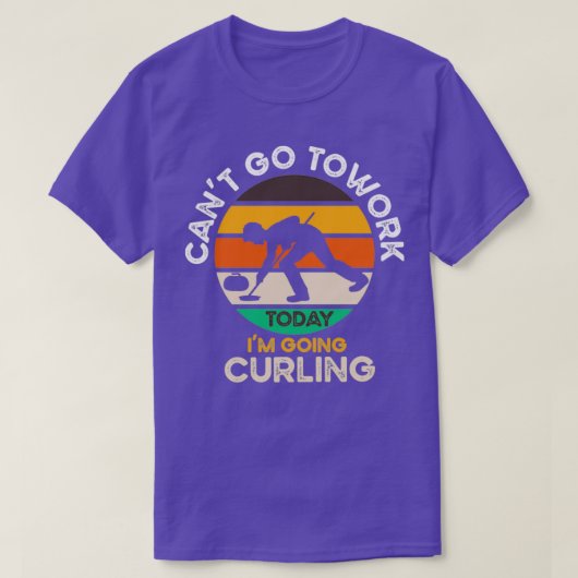 Curling Curling Wintersport Curling T-shirt (Design voorkant)