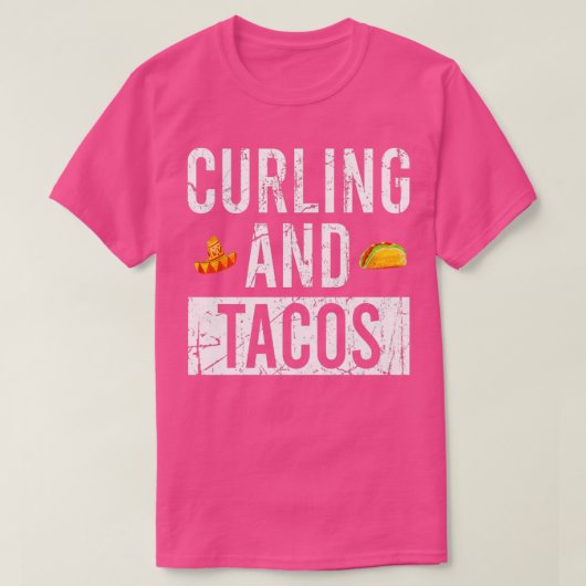 Curling en taco's 14 t-shirt (Design voorkant)