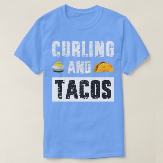 Curling en tacos Lover curling en tacos lover T-shirt (Design voorkant)