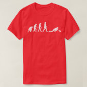 Curling-evolutie T-shirt (Design voorkant)