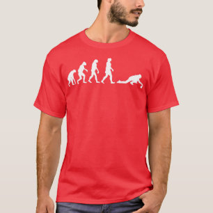 Curling-evolutie T-shirt
