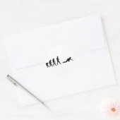 curling evolution ronde sticker (Envelop)