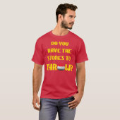 Curling Funny Curler T-shirt Curling Stones Humor (Voorkant volledig)