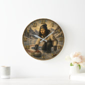 Curling Funny Mona Lisa Curler Gift  Grote Klok (Huis)