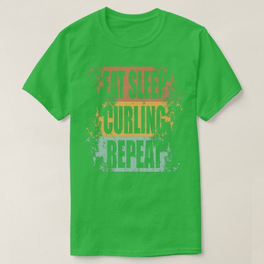 Curling Gezegde Funny 2 T-shirt (Design voorkant)
