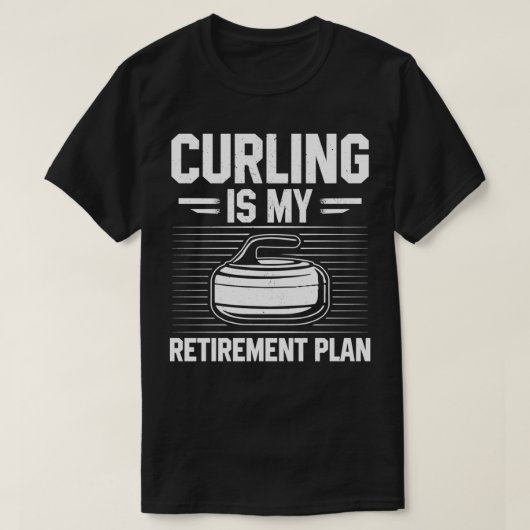 Curling Gift Curl Sport Wiper Curler Team Winter T-shirt (Design voorkant)