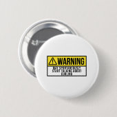 Curling Gift - Curler Funny Gezegde Ronde Button 5,7 Cm (Voorkant /achterkant)