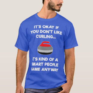 Curling Gift - Funny Player Smart 2 T-shirt
