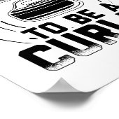 Curling Gift Ideas | Wintersport Curl Ice Sports Poster (Hoek)