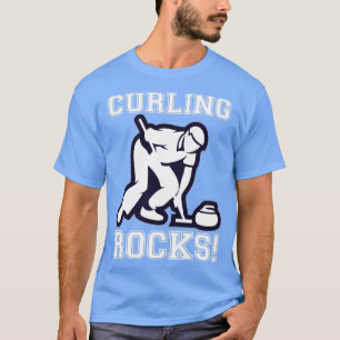 Curling Gifts voor Curlers Curling Rocks Funny Gag T-shirt