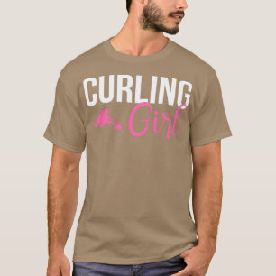 Curling girl curling 7 t-shirt