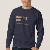 Curling  Girl - Curling  Trui (Voorkant)