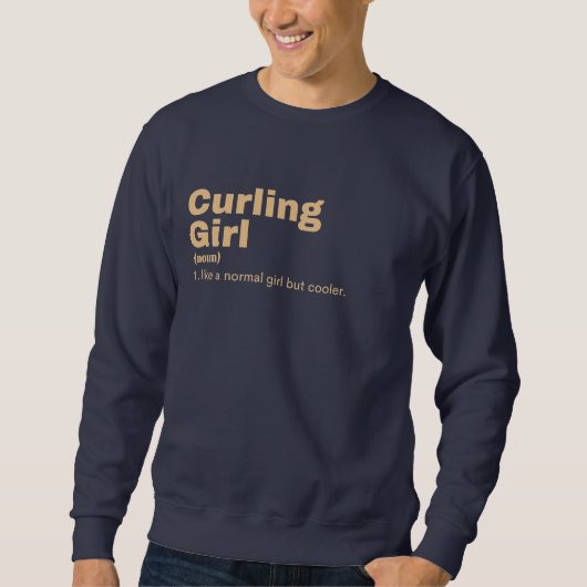 Curling Girl - Curling Trui (Voorkant)