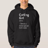 Curling Girl Hoodie (Voorkant)