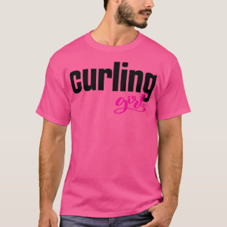 Curling Girl Winter Sports 2 T-shirt