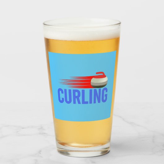 Curling Glas (Voorkant gevuld)