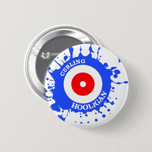 Curling Hooligan Ronde Button 5,7 Cm (Voorkant /achterkant)