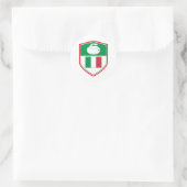 Curling Ijssport Stenen bezem Ronde Sticker (Tas)
