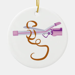 Curling IJzer Keramisch Ornament