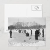 Curling in Central Park, 1906 Briefkaart (Voorkant / Achterkant)