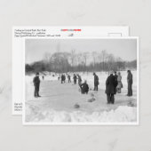 Curling in Central Park, New York Briefkaart (Voorkant / Achterkant)