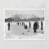 Curling in Central Park, New York Briefkaart (Voorkant)