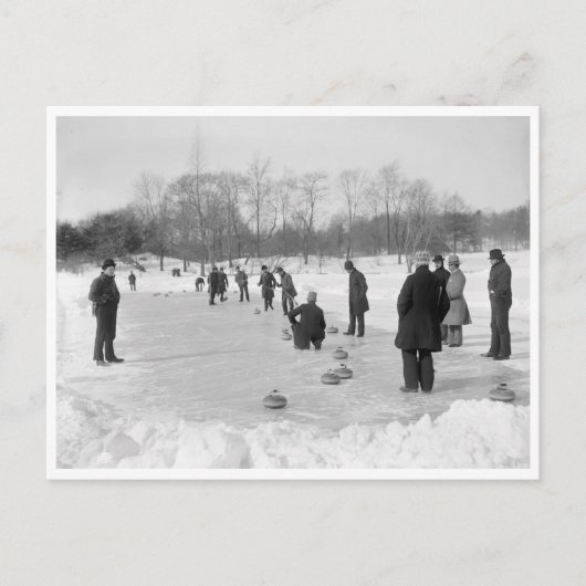 Curling in Central Park, New York Briefkaart (Voorkant)