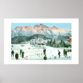 Curling in Zwitserland Poster (Voorkant)