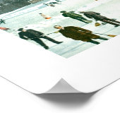 Curling in Zwitserland Poster (Hoek)