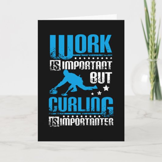 Curling is belangrijker kaart (Voorkant)