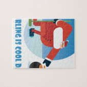 Curling is een goede dag - waardedag legpuzzel (Horizontaal)