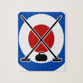 Curling is een goede dag - waardedag legpuzzel (Verticaal)