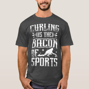 Curling is het spektakel van sport t-shirt